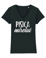 Tricou poze nunta - pisica mirelui Tricou mânecă scurtă guler V Damă Evoker