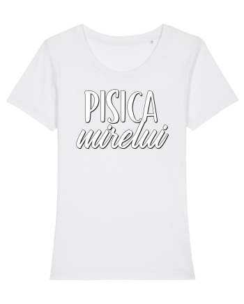 Tricou poze nunta - pisica mirelui White