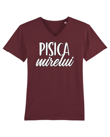 Tricou poze nunta - pisica mirelui Burgundy
