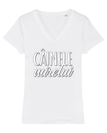 Tricou poze nunta - cainele mirelui White