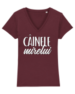 Tricou poze nunta - cainele mirelui Tricou mânecă scurtă guler V Damă Evoker