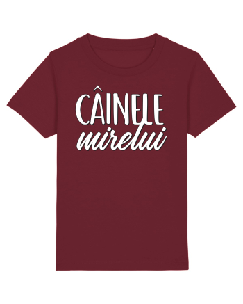 Tricou poze nunta - cainele mirelui Burgundy
