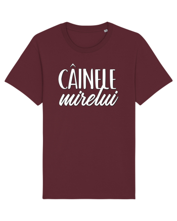 Tricou poze nunta - cainele mirelui Burgundy