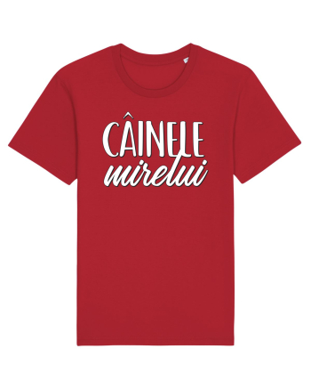 Tricou poze nunta - cainele mirelui Red