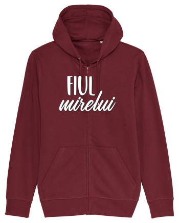 Tricou poze nunta - fiul mirelui Burgundy