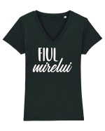 Tricou poze nunta - fiul mirelui Tricou mânecă scurtă guler V Damă Evoker