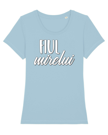 Tricou poze nunta - fiul mirelui Sky Blue