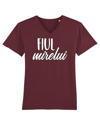 Tricou poze nunta - fiul mirelui Burgundy