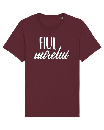 Tricou poze nunta - fiul mirelui Burgundy