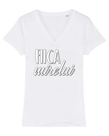 Tricou poze nunta - fiica mirelui White