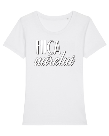 Tricou poze nunta - fiica mirelui White