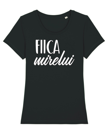 Tricou poze nunta - fiica mirelui Black