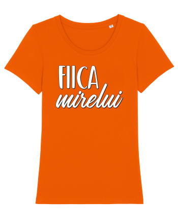 Tricou poze nunta - fiica mirelui Bright Orange