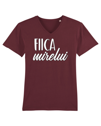 Tricou poze nunta - fiica mirelui Burgundy