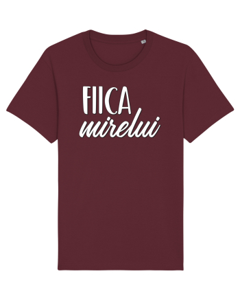 Tricou poze nunta - fiica mirelui Burgundy