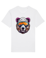 Snowboarding bear Tricou mânecă scurtă Unisex Rocker