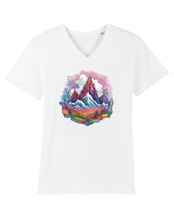 Fantasy Mountains White