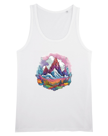 Fantasy Mountains White