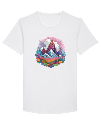 Fantasy Mountains White