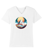 Mountains Tricou mânecă scurtă guler V Bărbat Presenter
