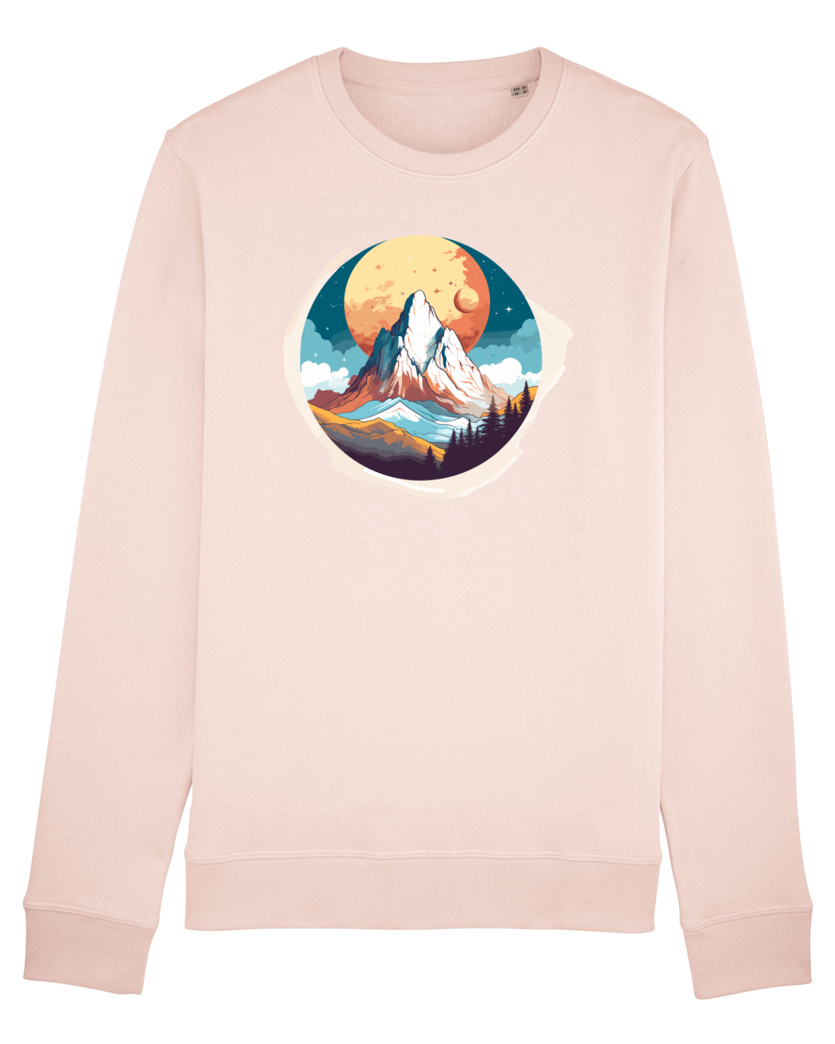 Bluză mânecă lungă Unisex Rise Candy Pink
