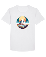 Mountains Tricou mânecă scurtă guler larg Bărbat Skater