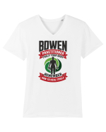 Bowen Practitioner Tricou mânecă scurtă guler V Bărbat Presenter