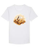 Mountains Tricou mânecă scurtă guler larg Bărbat Skater