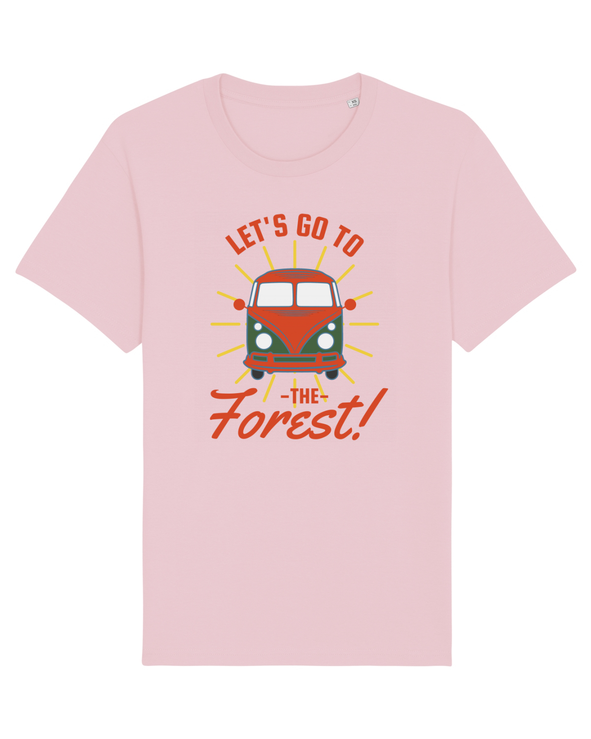 Tricou mânecă scurtă Unisex Rocker Cotton Pink