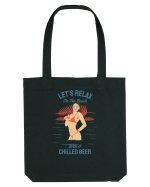 Let's Relax on the Beach with a Chilled Beer Sacoșă textilă