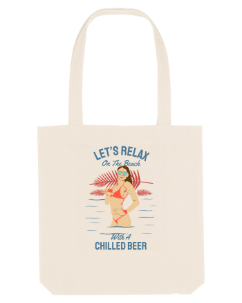 Let's Relax on the Beach with a Chilled Beer Natural