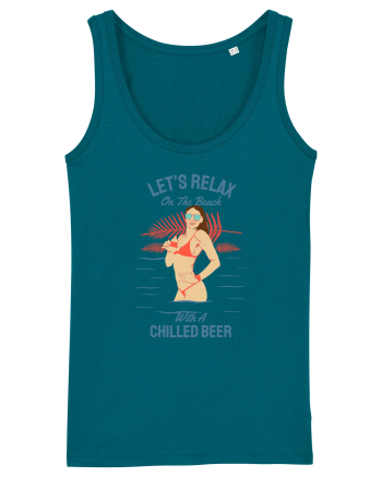 Let's Relax on the Beach with a Chilled Beer Ocean Depth