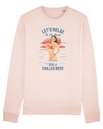 Let's Relax on the Beach with a Chilled Beer Bluză mânecă lungă Unisex Rise