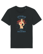 Let's Relax on the Beach with a Chilled Beer Tricou mânecă scurtă Unisex Rocker