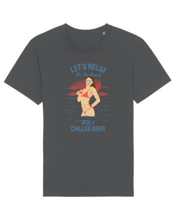 Let's Relax on the Beach with a Chilled Beer Anthracite