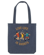 Live Life in Shorts Sacoșă textilă