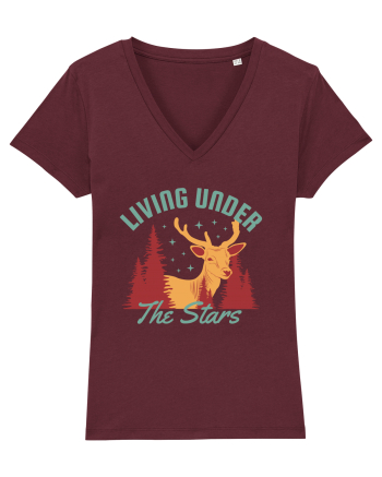 Living Under the Stars Burgundy