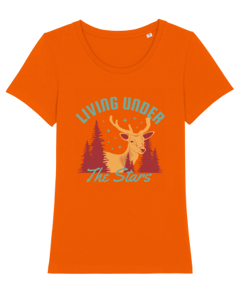 Living Under the Stars Bright Orange