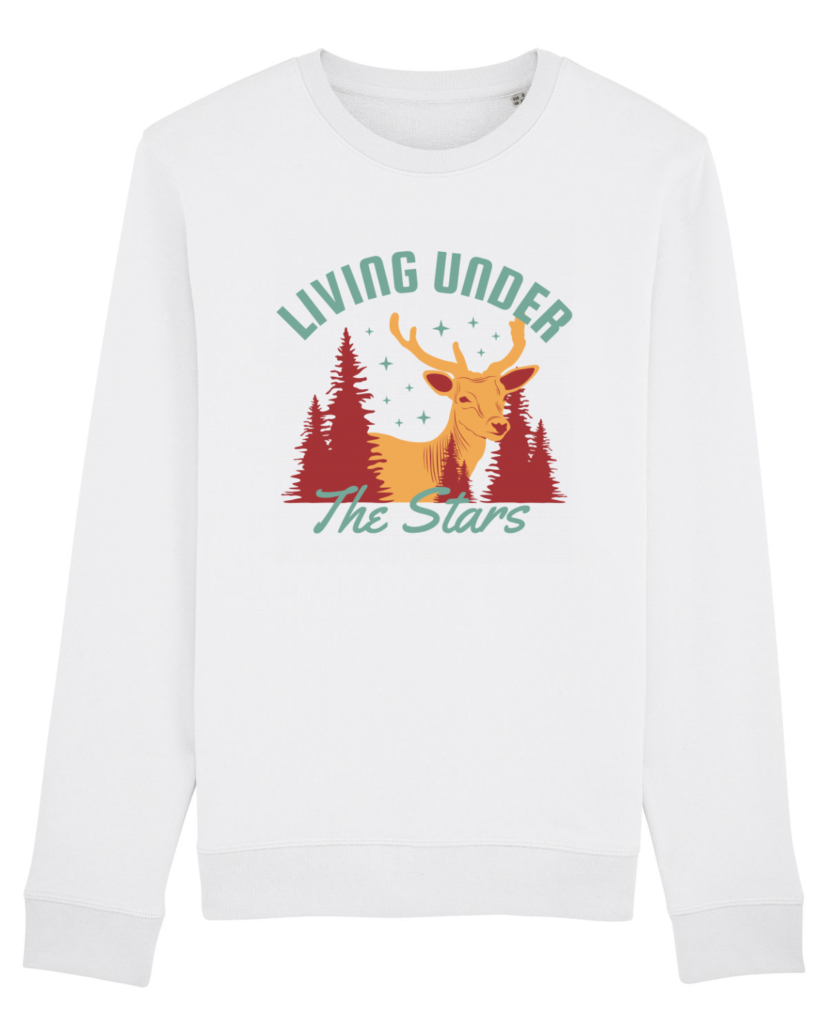 Bluză mânecă lungă Unisex Rise White