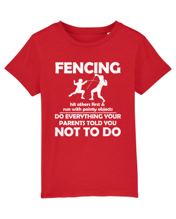 Fencing Do Everything Your Parents Told You No To Do Grunge Style Red
