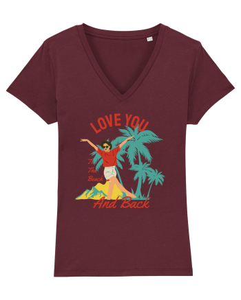 Love You to the Beach and Back Burgundy