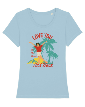 Love You to the Beach and Back Sky Blue