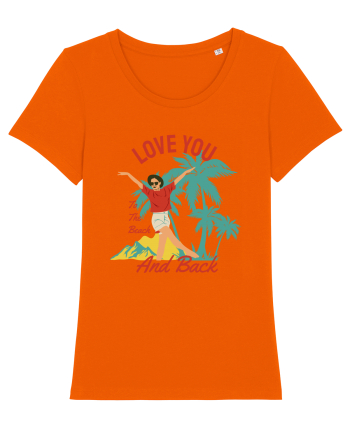 Love You to the Beach and Back Bright Orange