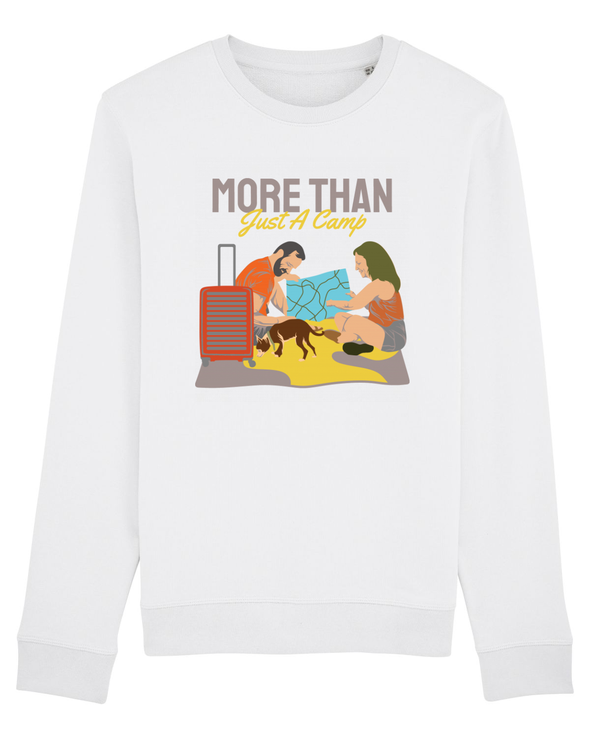 Bluză mânecă lungă Unisex Rise White