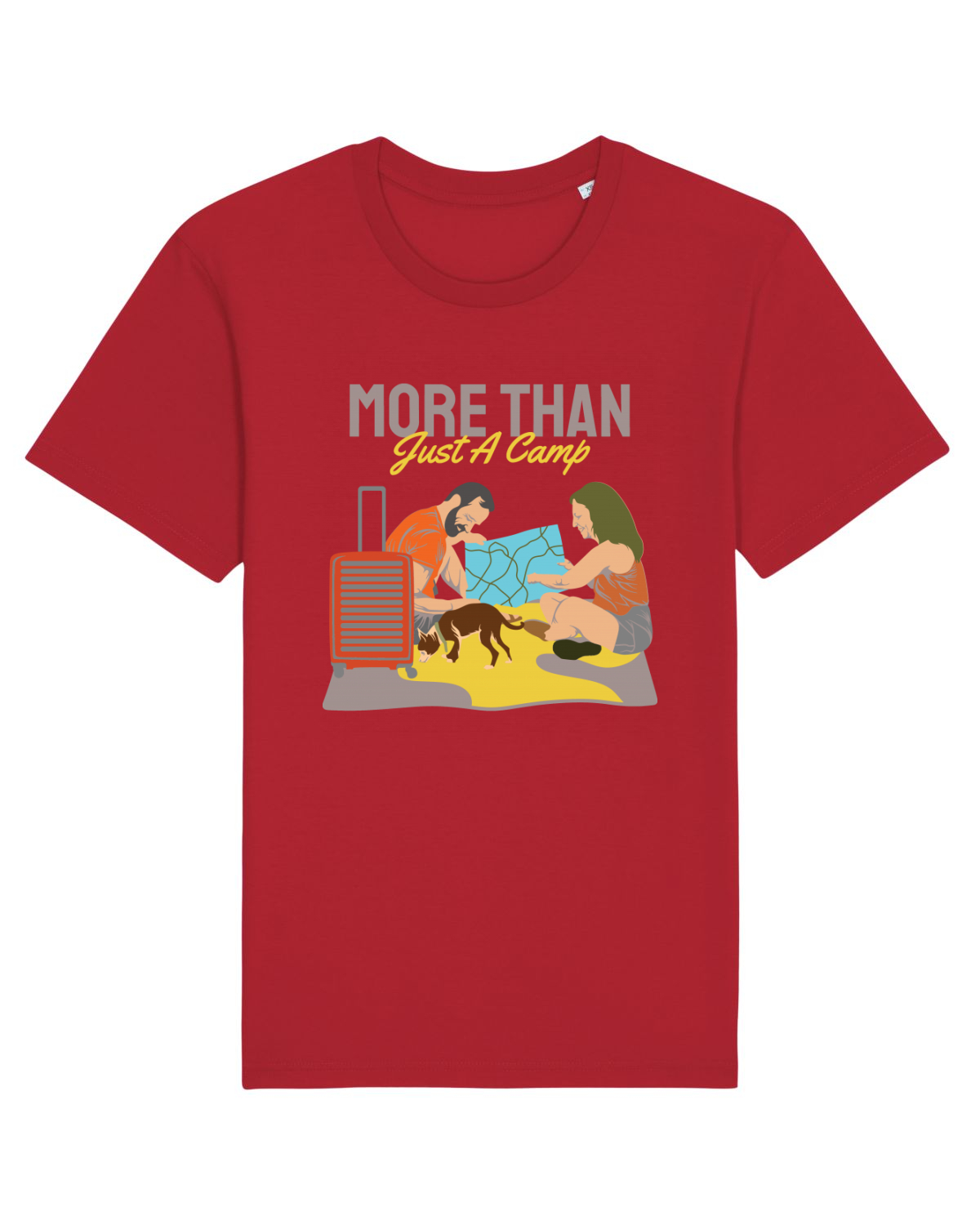 Tricou mânecă scurtă Unisex Rocker Red