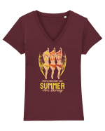 People Who Don't Like Summer are Boring Tricou mânecă scurtă guler V Damă Evoker