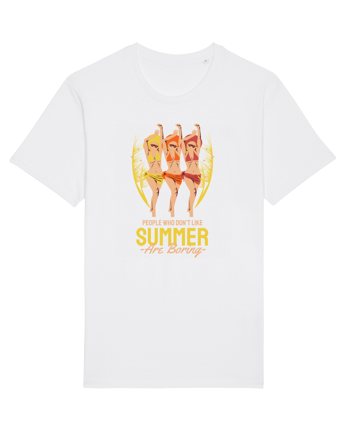Tricou mânecă scurtă Unisex Rocker White