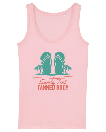 Sandy Feet Tanned Body Cotton Pink