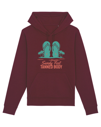 Sandy Feet Tanned Body Burgundy