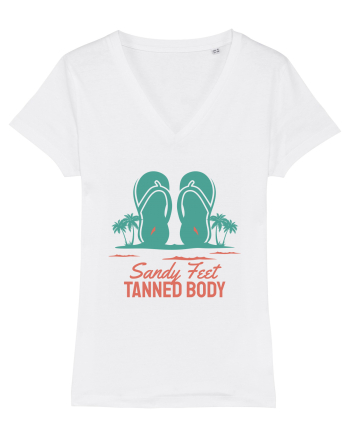 Sandy Feet Tanned Body White